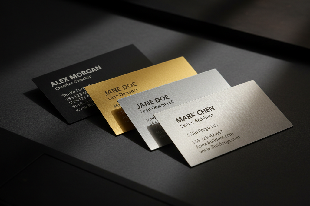 Custom Metal Business Cards